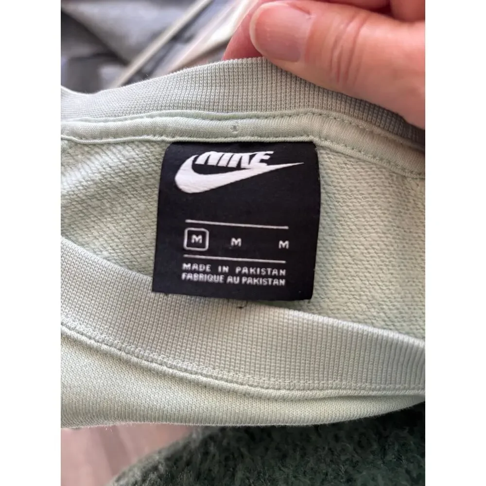 Nike Women's Cropped Lace Up Sweatshirt Medium